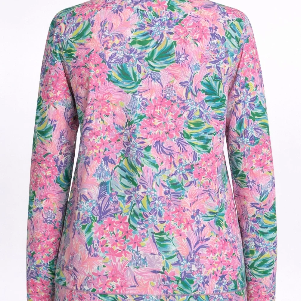 Lilly Pulitzer Disney Parks Dreamin' Minnie Mouse Daisy Duck Long Sleeve Large - Picture 2 of 5